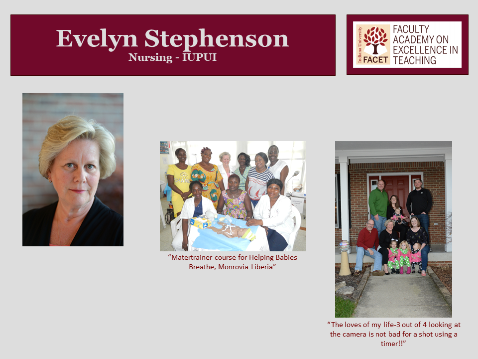 Evelyn Stephenson, Nursing, IUPUI