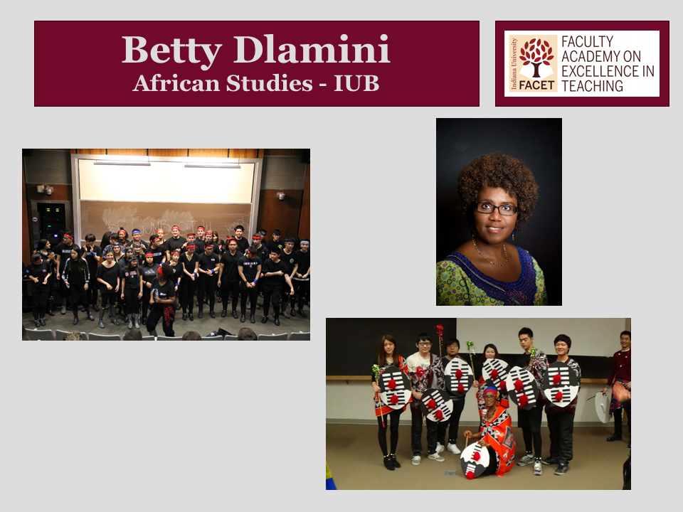 Betty Dlamini, African Studies, IUB